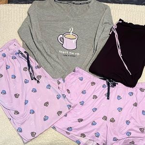 4 Piece Lot - Life is Good Pajamas